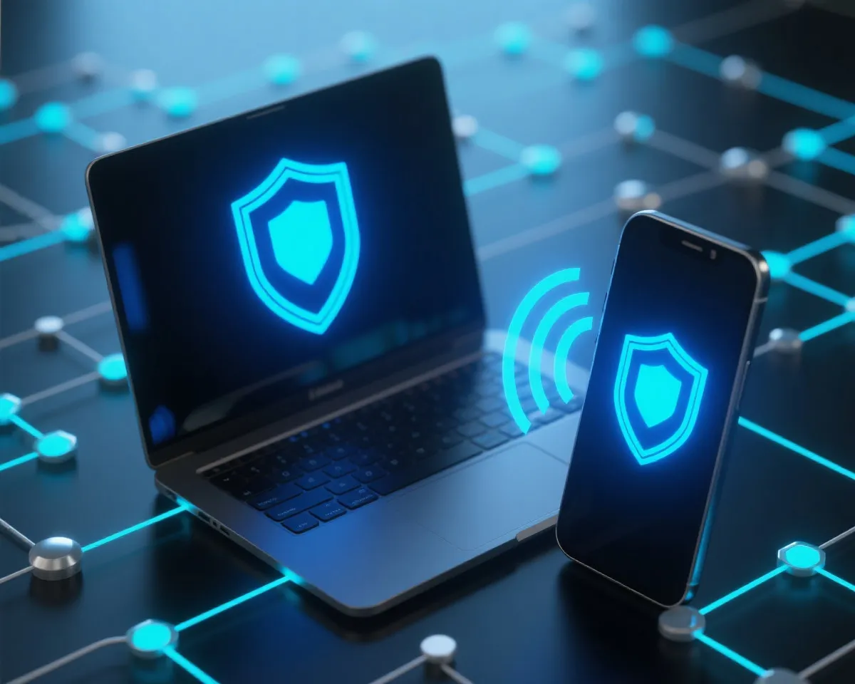 安全访问与稳定连接示意图